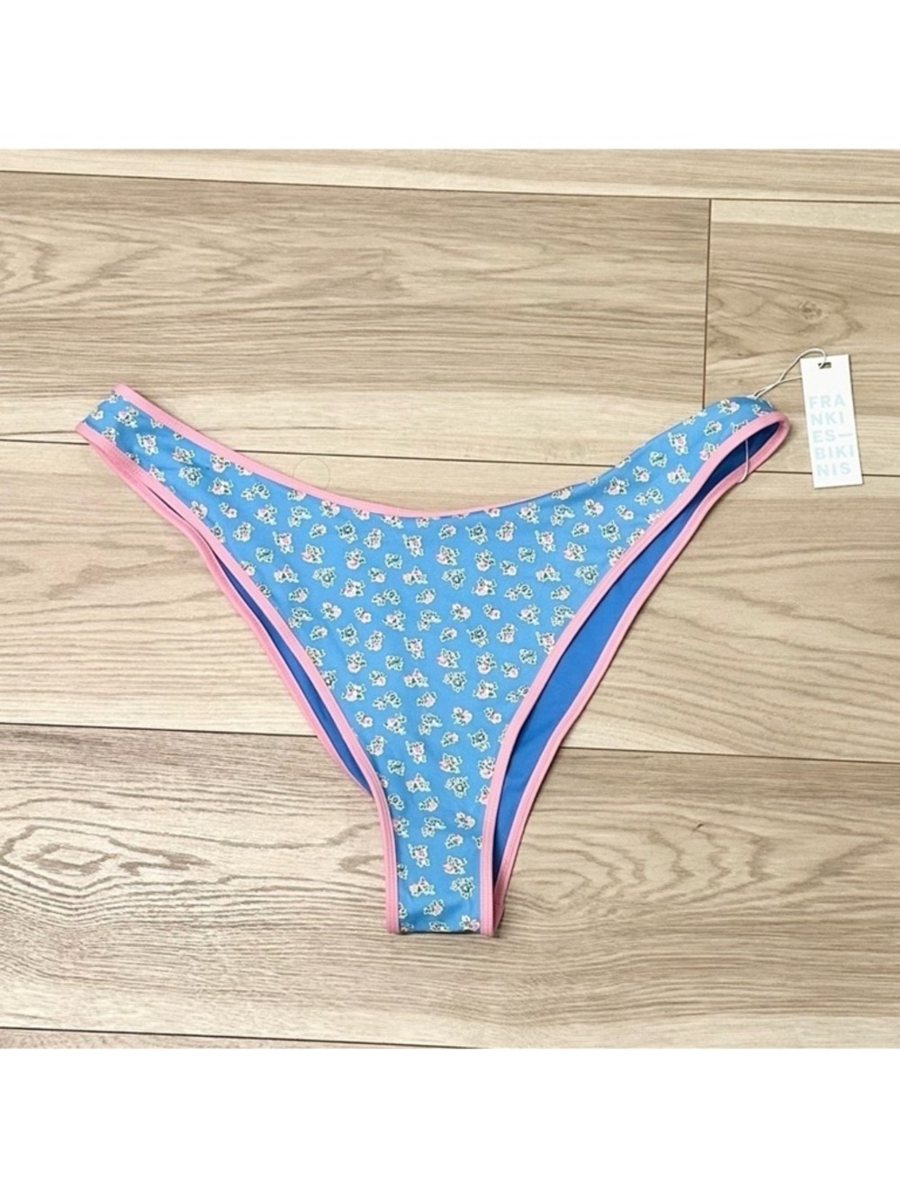 NWT Frankies Bikinis Women’s Dove Classic Floral Bikini Bottom